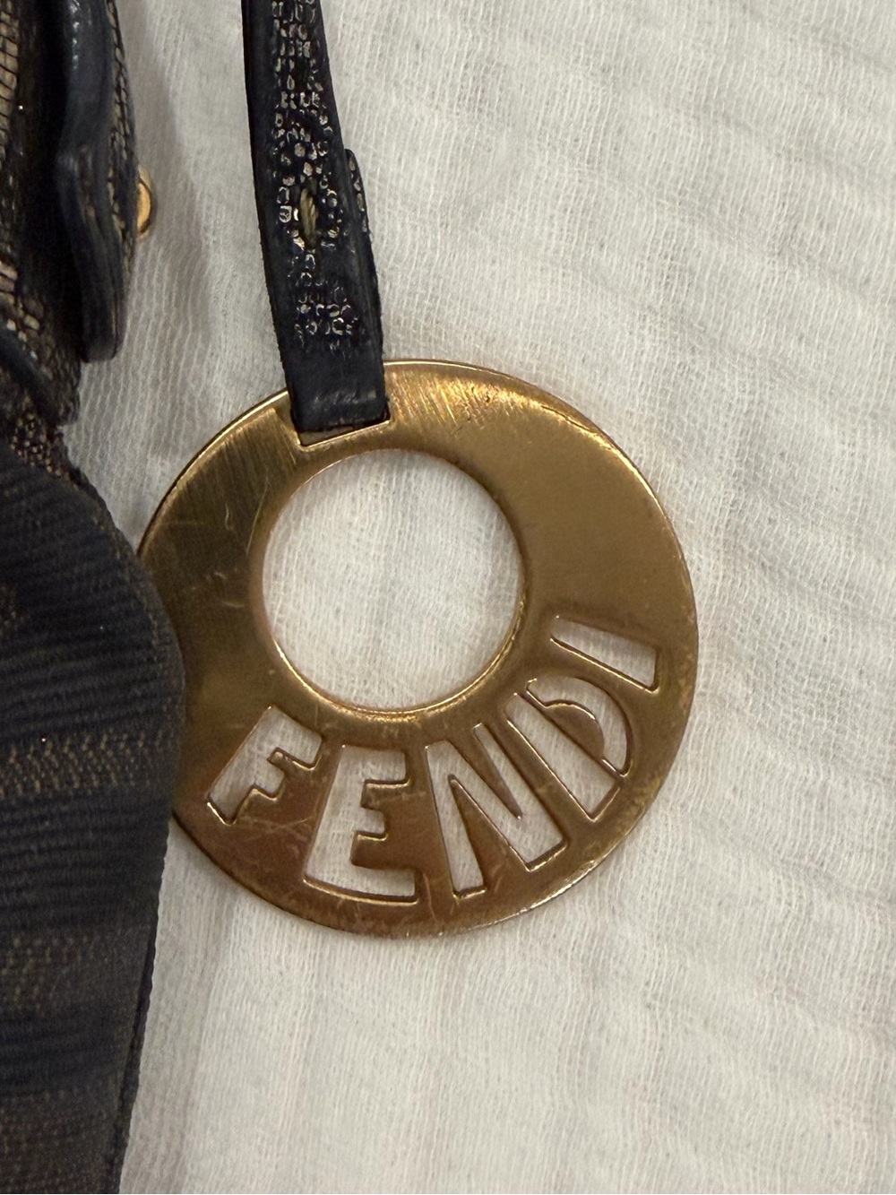 Fendi Small Chef Shoulder Bag, Zucca Canvass - Picture 2 of 12